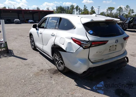 2022 Toyota Highlander Hybrid Xle из США, поврежденный, VIN 5TDGARAH0NS512558